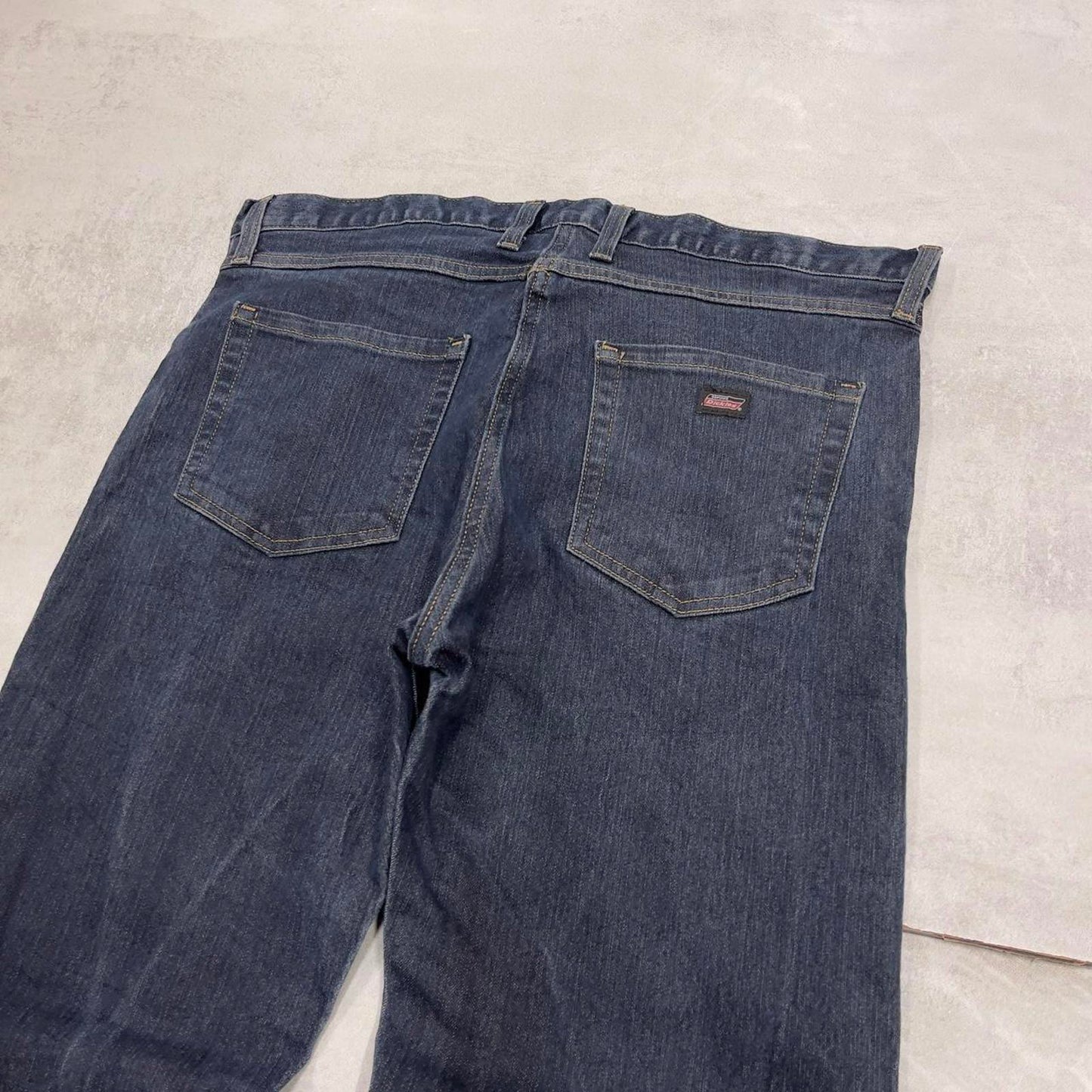 Dickies jeans W38L30 straight leg blue denim 90s style skater style jeans