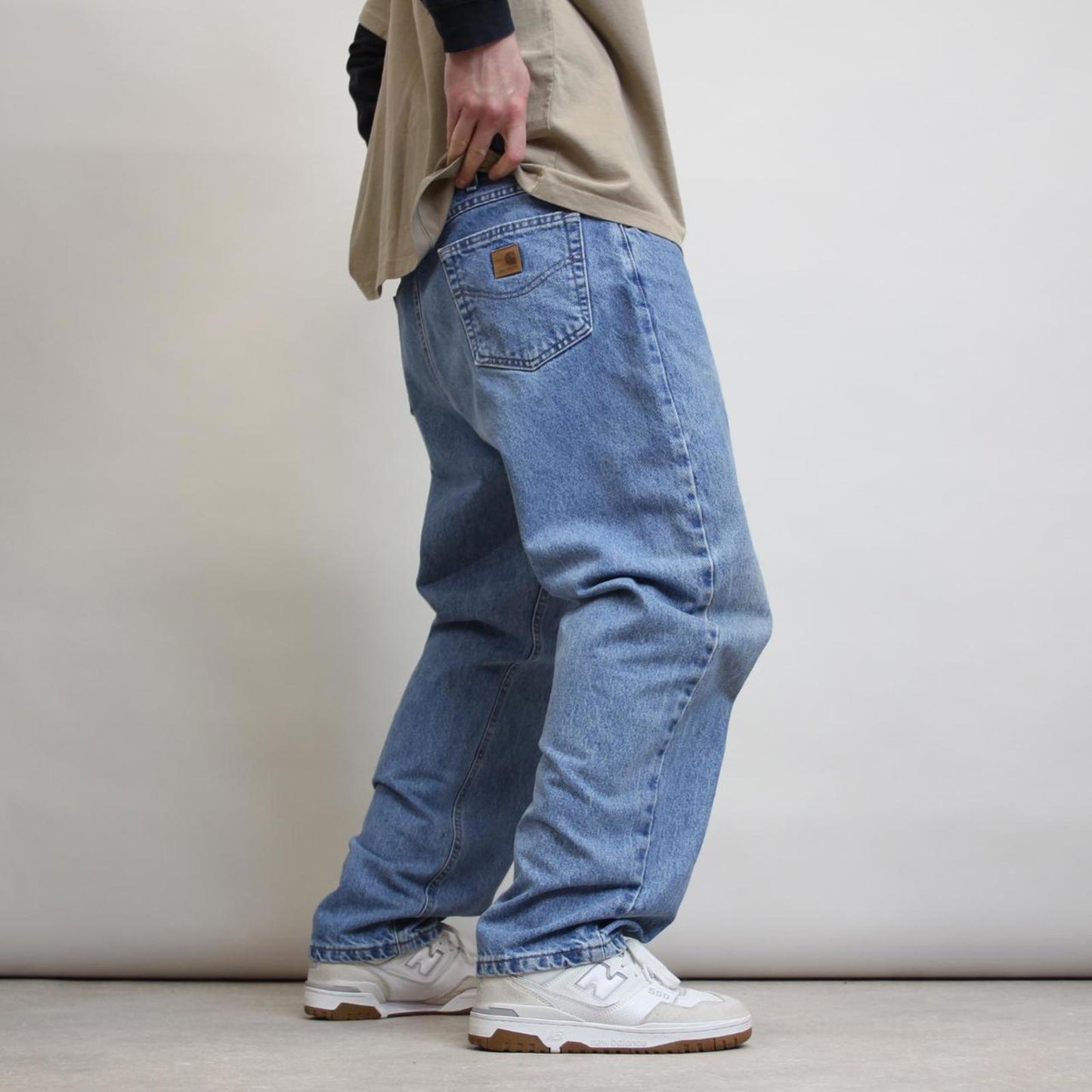 Blue Carhartt jeans W40L30 loose denim 90s style skater jeans
