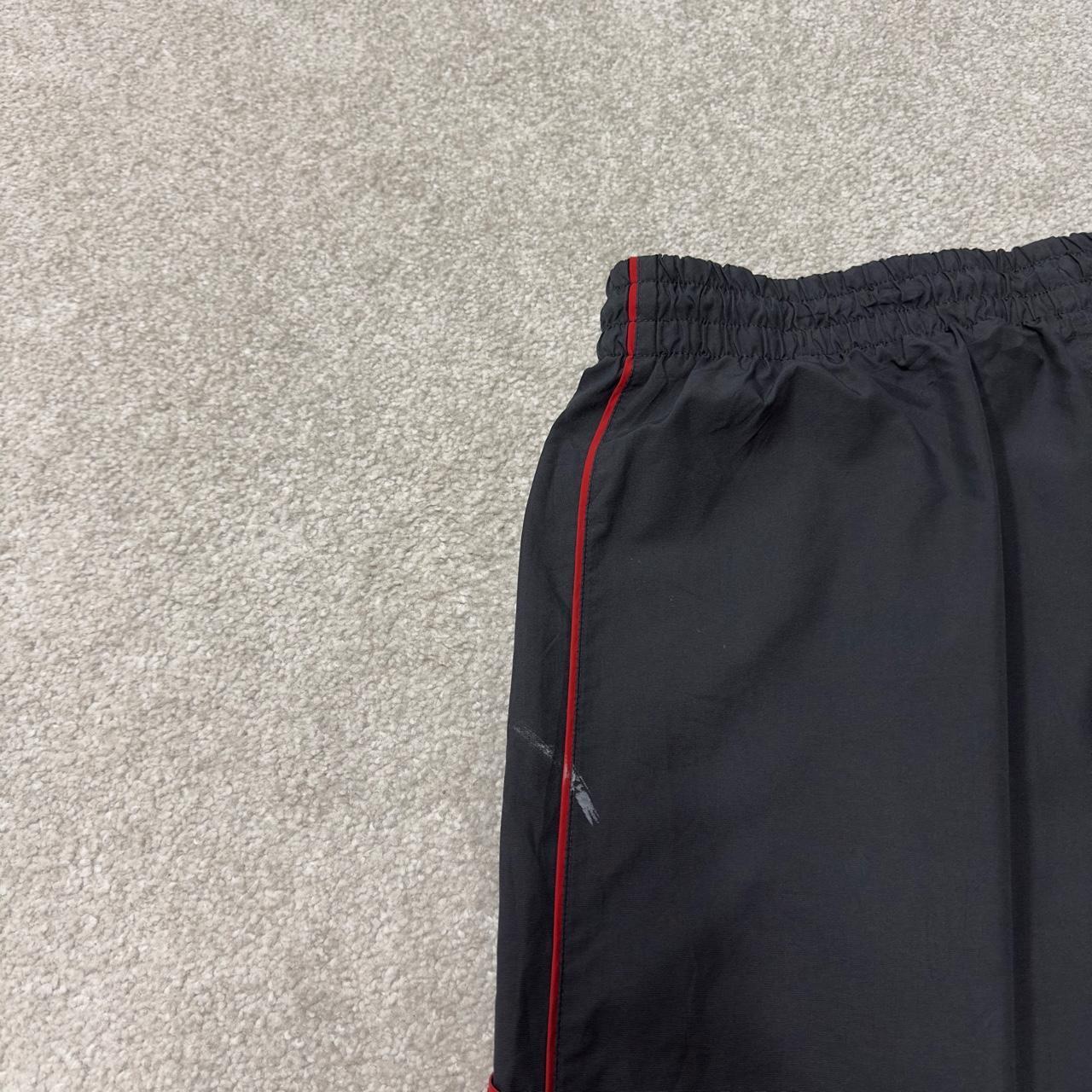 Y2K Nike baggy tracksuit bottoms black XXL wide leg Mesh lining, drawstring & elasticated waist