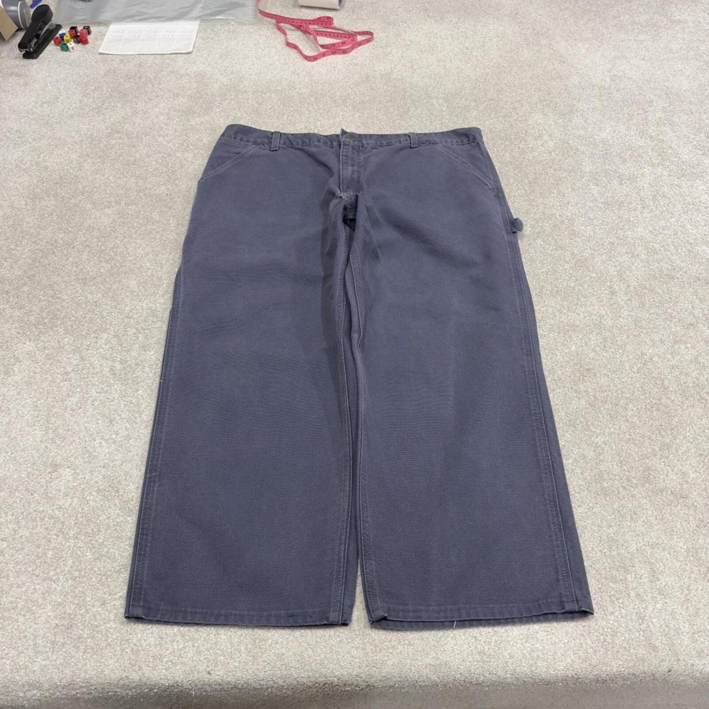 Carhartt carpenter jeans wide leg navy Loose leg skate style carpenter work pants