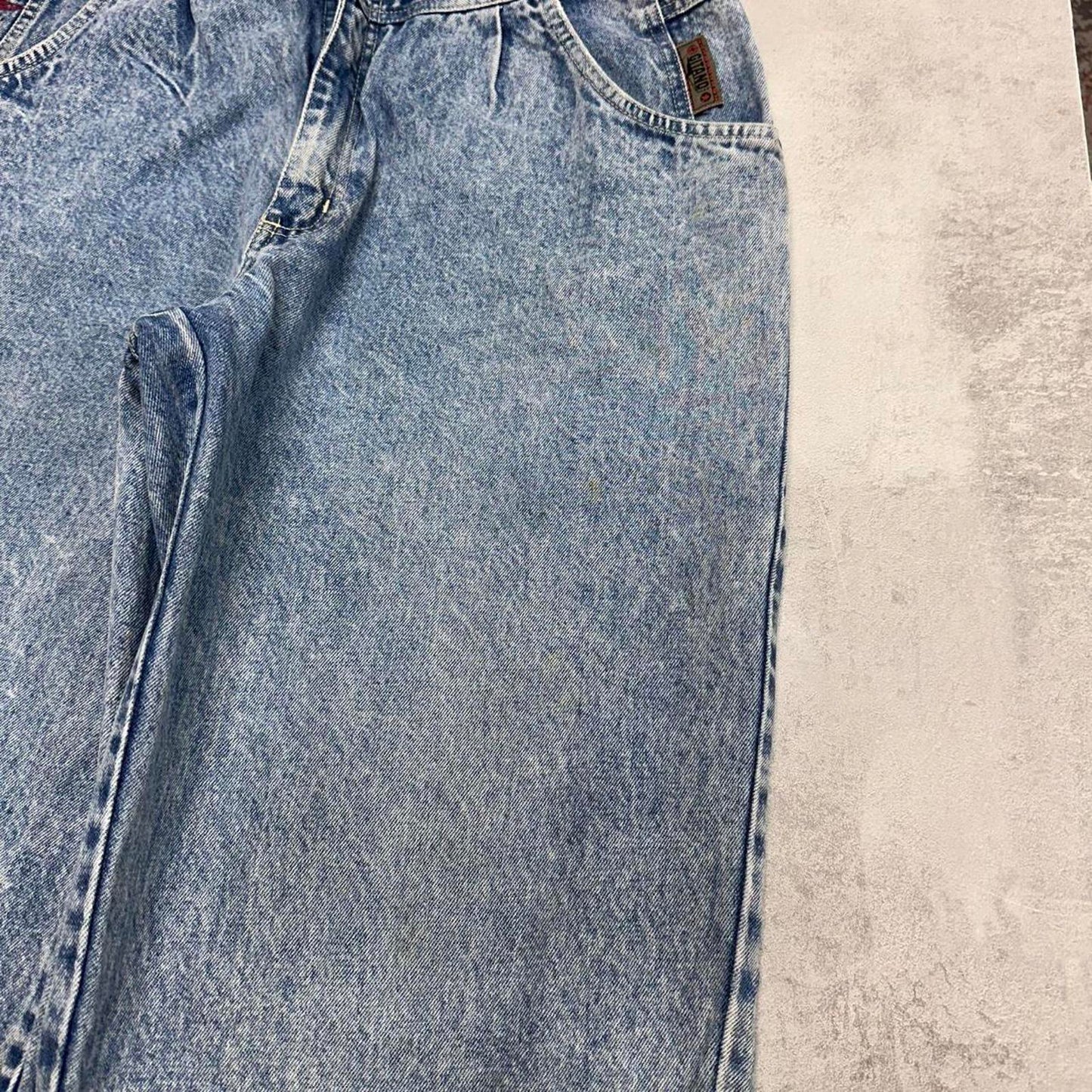 Loose y2k denim jeans W34L34 blue Gitano y2k 90s style hip hop trousers