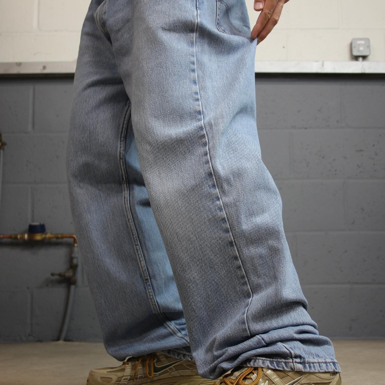 Levi’s 550 baggy jeans y2k W36L34 blue relaxed fit surf style pants red tab logo