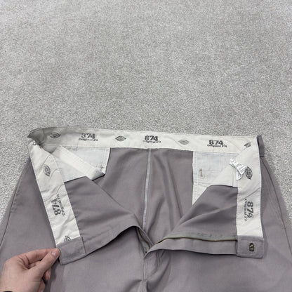 Dickies 874 pants y2k grey loose leg Twill chino style original fit skater pants