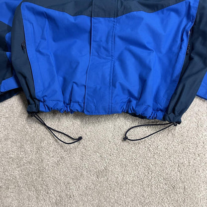 Columbia technical windbreaker jacket Small men's navy blue Omni-tech y2k autumn panelled adjustable