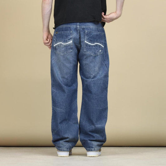 Blue embroidered Enyce jeans W34 L30 loose denim hip y2k jeans