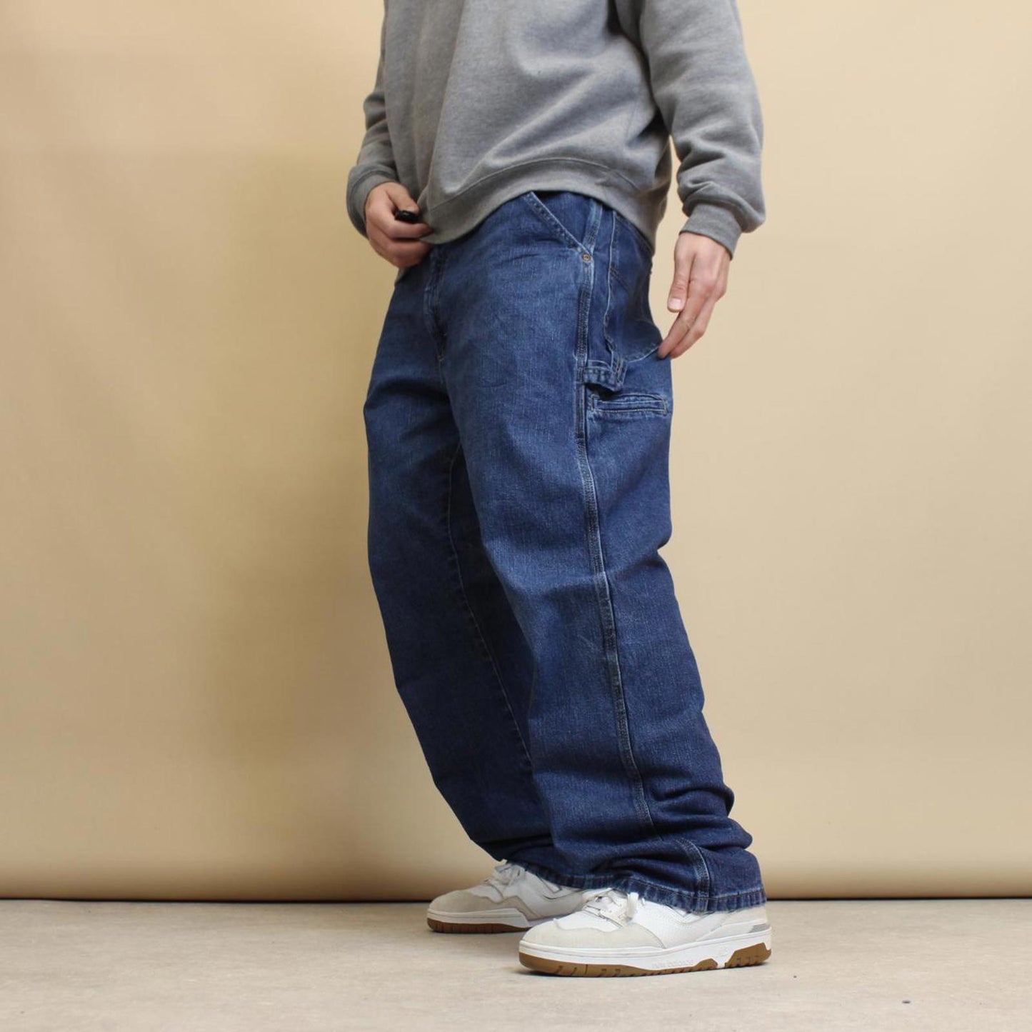 Blue loose Wrangler carpenter jeans W38 L32