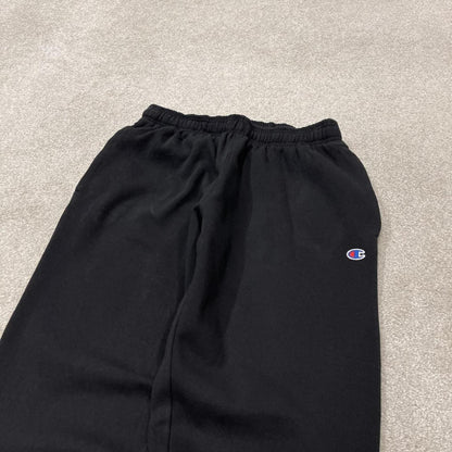 Champion sweatpants black cuffed joggers Slim embroidered tracksuit bottoms