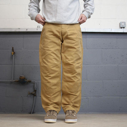 Mens Carhartt double knee carpenter pants W35 L30 tan relaxed 90s style cargos