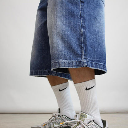 Baggy Brooklyn Xpress Jorts W38 long baggy denim 90s style skater shorts