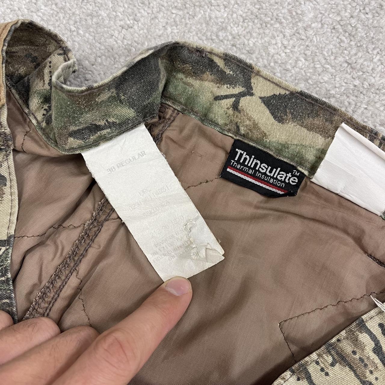Vintage Duxbak baggy camo pants Y2K khaki brown  Realtree camouflage pattern utility trousers