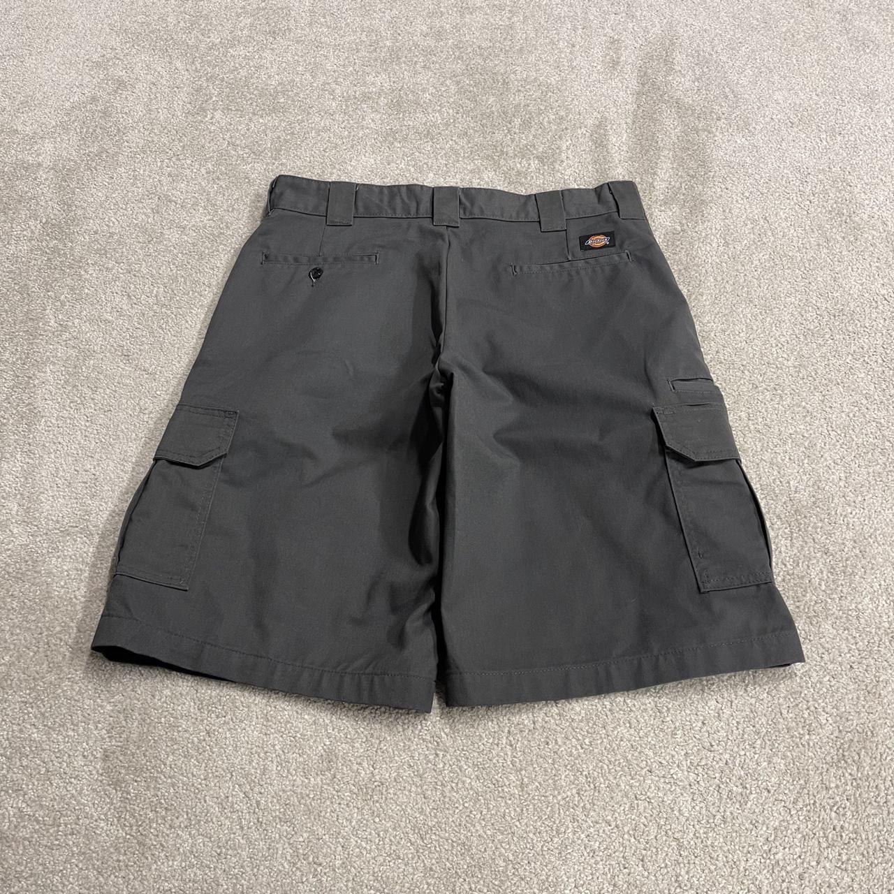 Dickies baggy cargo shorts chino grey Skater / surf style shorts loose wide leg festival