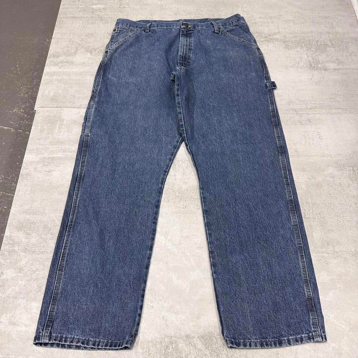 Blue baggy Wrangler cargo pants W38L32