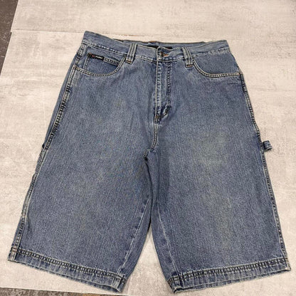 FUBU carpenter jorts W36 baggy denim cargo skater 90s style shorts