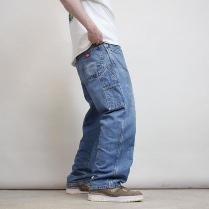 Dickies carpenter jeans W36 L30 blue loose denim skate pants