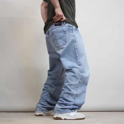 Blue Pepe Jeans W38 L34 wide leg denim y2k skater jeans