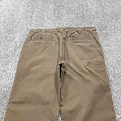 Y2K Carhartt carpenter pants khaki Loose skate style workwear cargo pants
