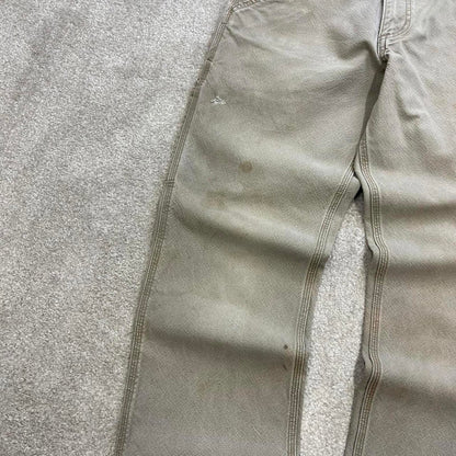 Grey Carhartt carpenter jeans W30L32 relaxed fit canvas 90s skater style work cargos