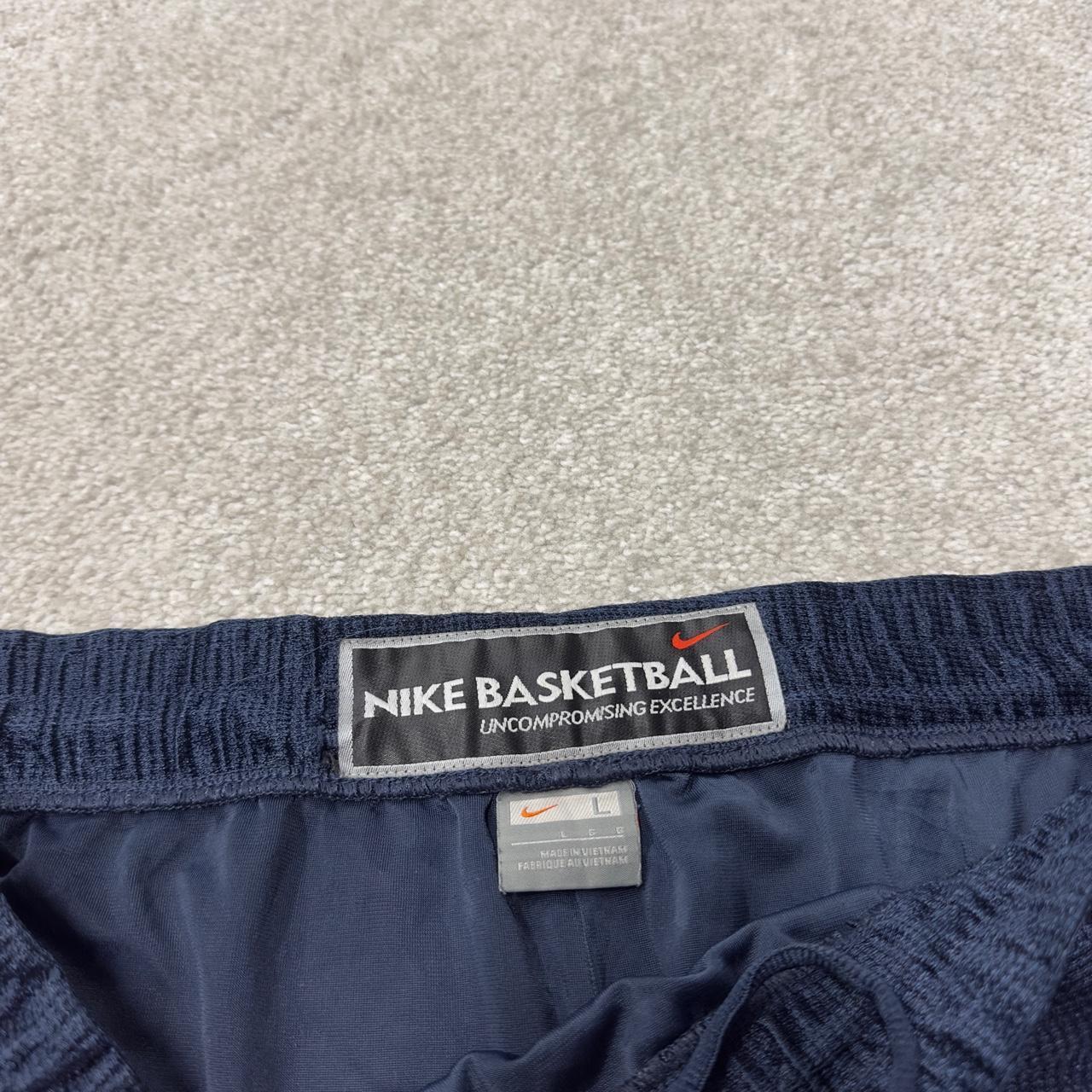 Nike basketball sports shorts y2k loose navy Long leg comfy floaty summer gym shorts