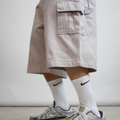 Baggy FUBU carpenter jorts W36 wide leg 90s style denim skater Y2K
