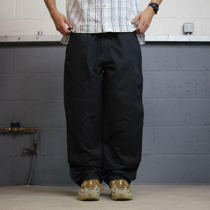Dickies chino pants black W40L30 Loose skater style work trousers
