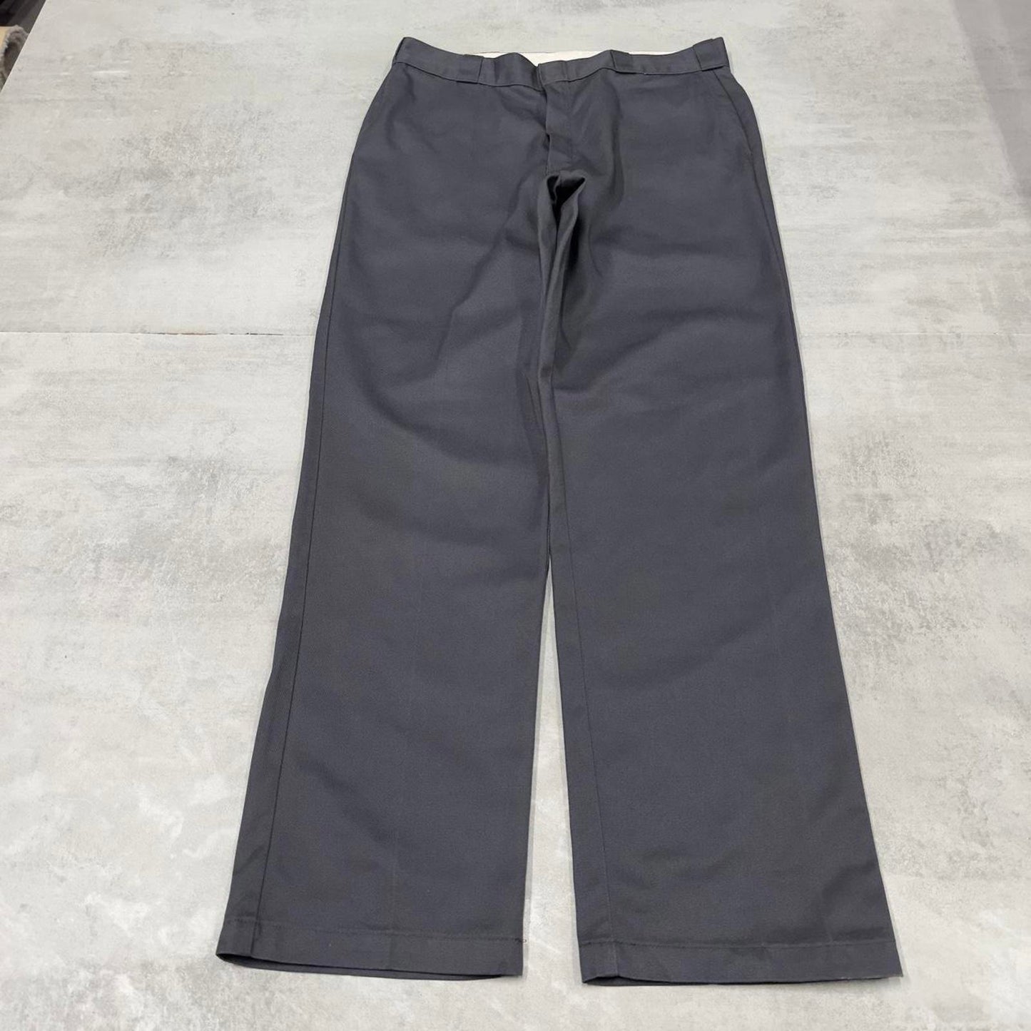 Baggy Dickies pants W38 L34 grey loose twill chino style skater pants