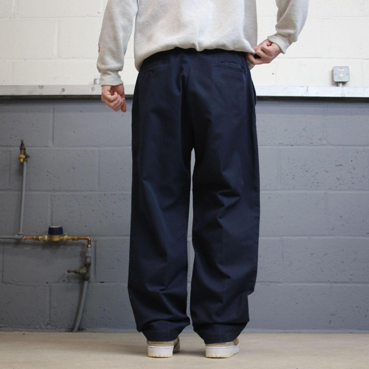 Vintage y2k skater work pants W36L30 faded navy