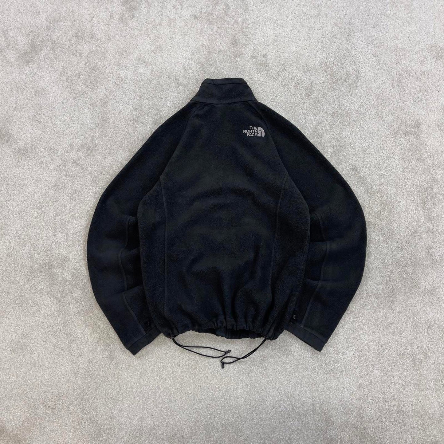 Black North Face technical zip up fleece Small women's TNF y2k style autumn