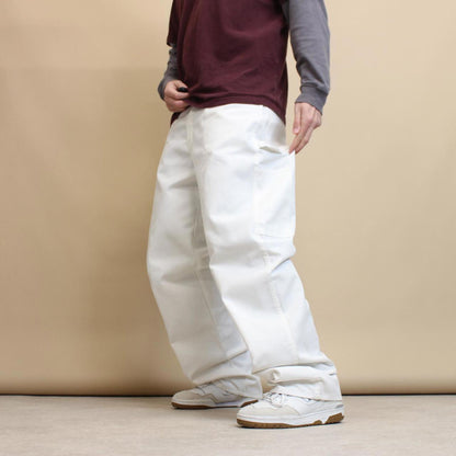 White Dickies carpenter pants W38L34 loose painter cargo work trousers
