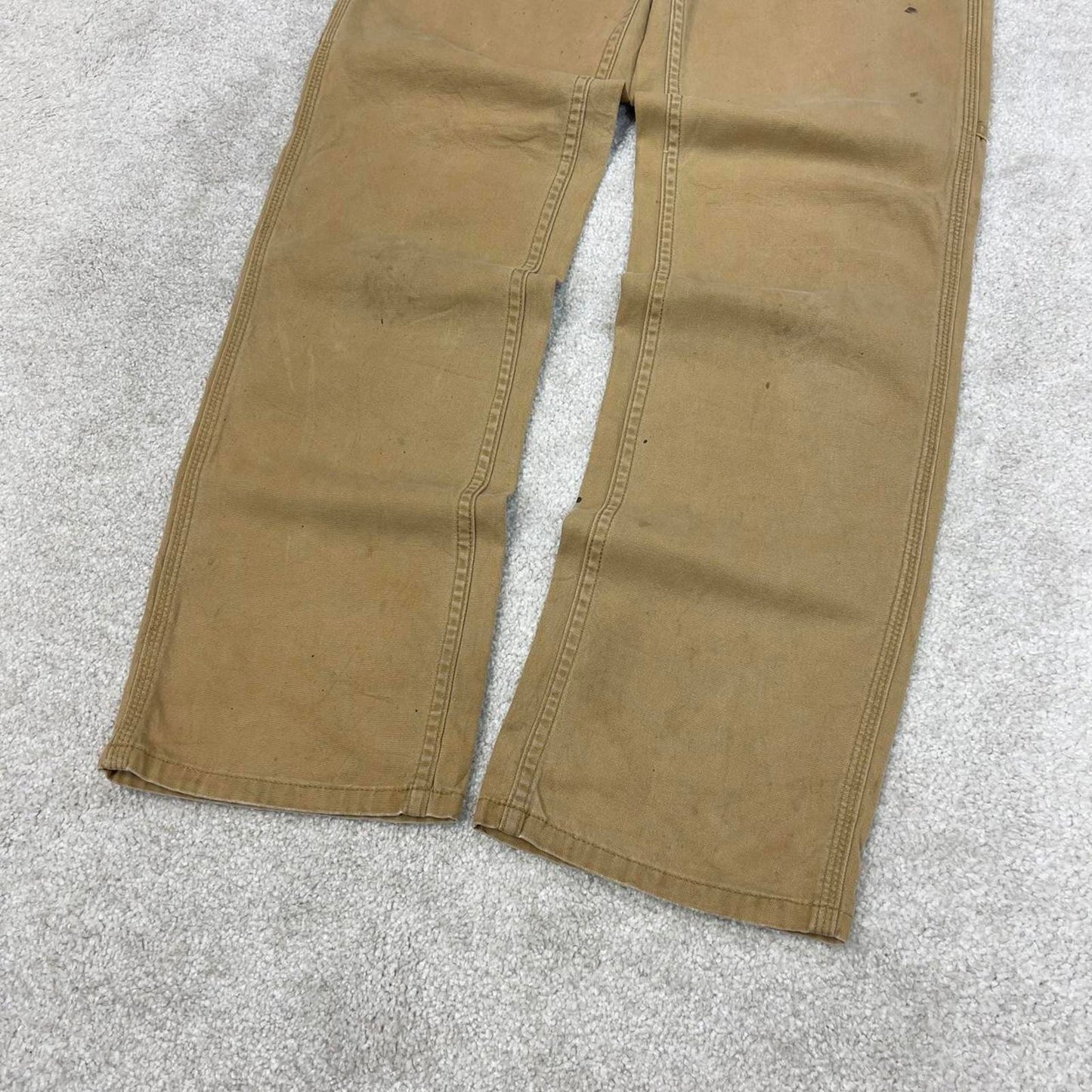 Khaki beige Carhartt carpenter jeans size 2 W28L31 women's y2k 90s style cargos