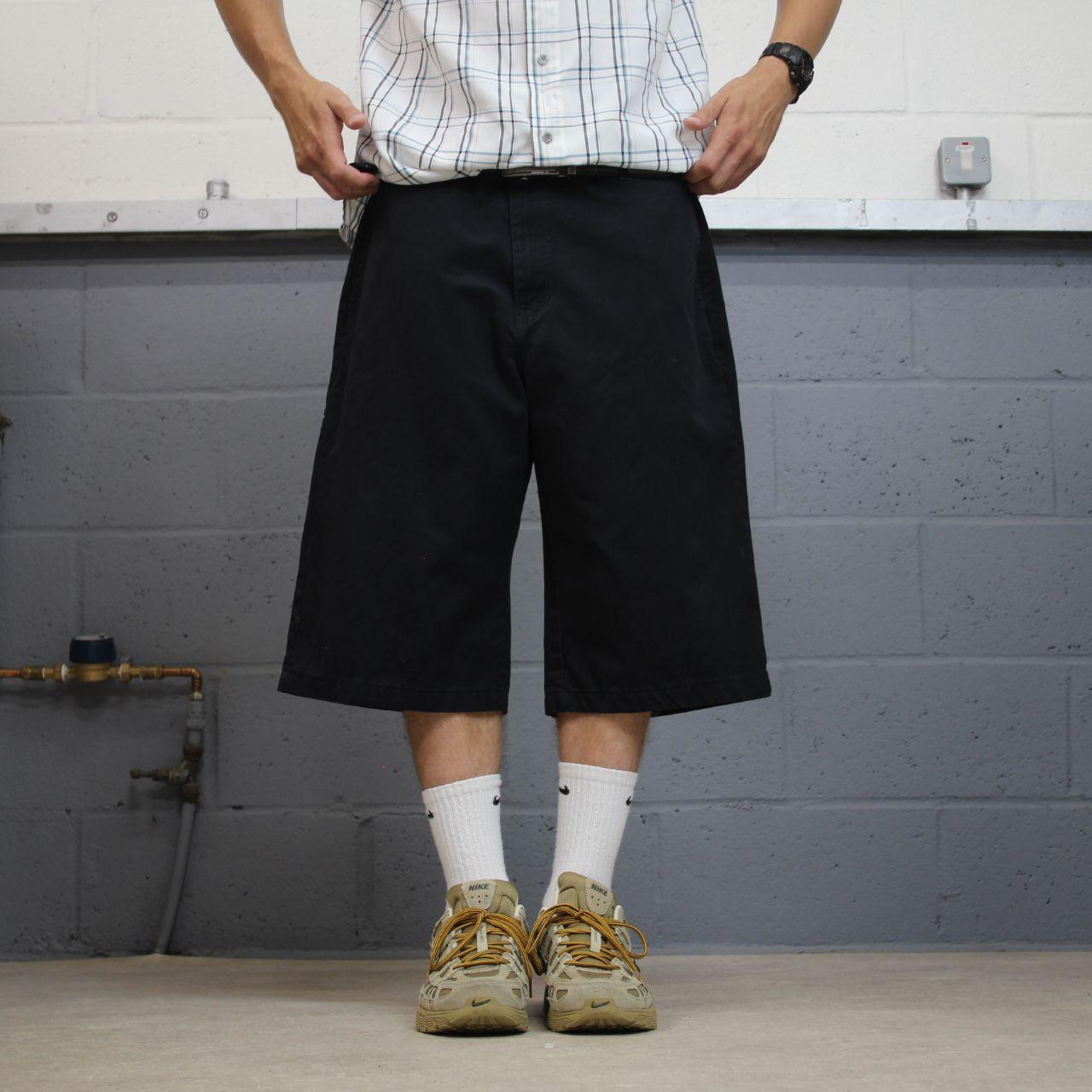 Dickies baggy chino shorts carpenter black Chino style skater shorts long wide leg festival