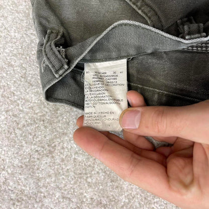 Green Dickies carpenter jeans W32L34 baggy 90s skater style canvas work cargos