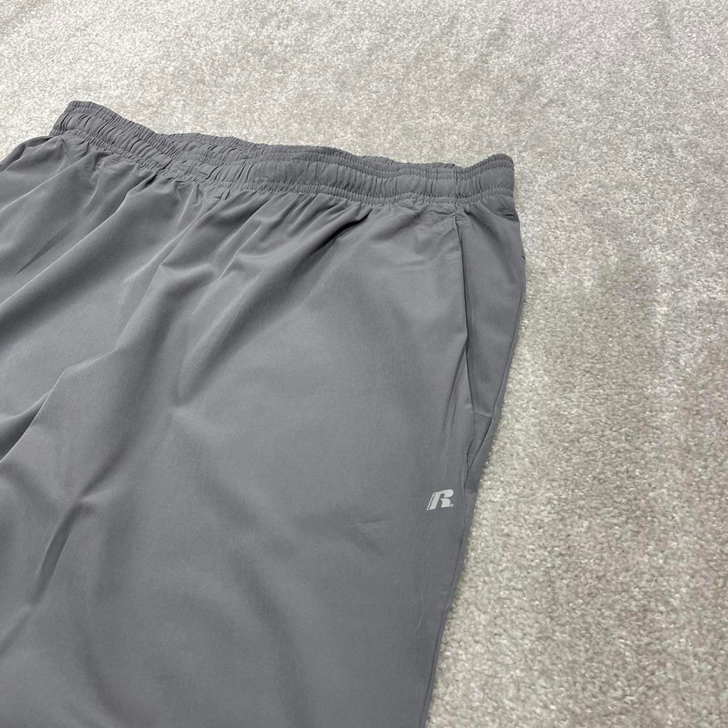 Vintage Y2K Russell tracksuit bottoms grey Running gym track pants