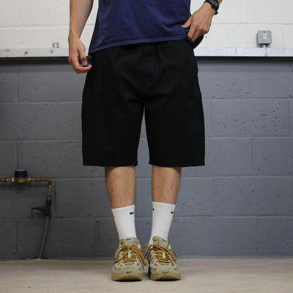 Dickies chino shorts carpenter black Chino style skater shorts loose leg festival