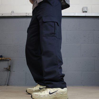 Y2K cargo pants utility chino red kap navy Loose leg skater workwear pants