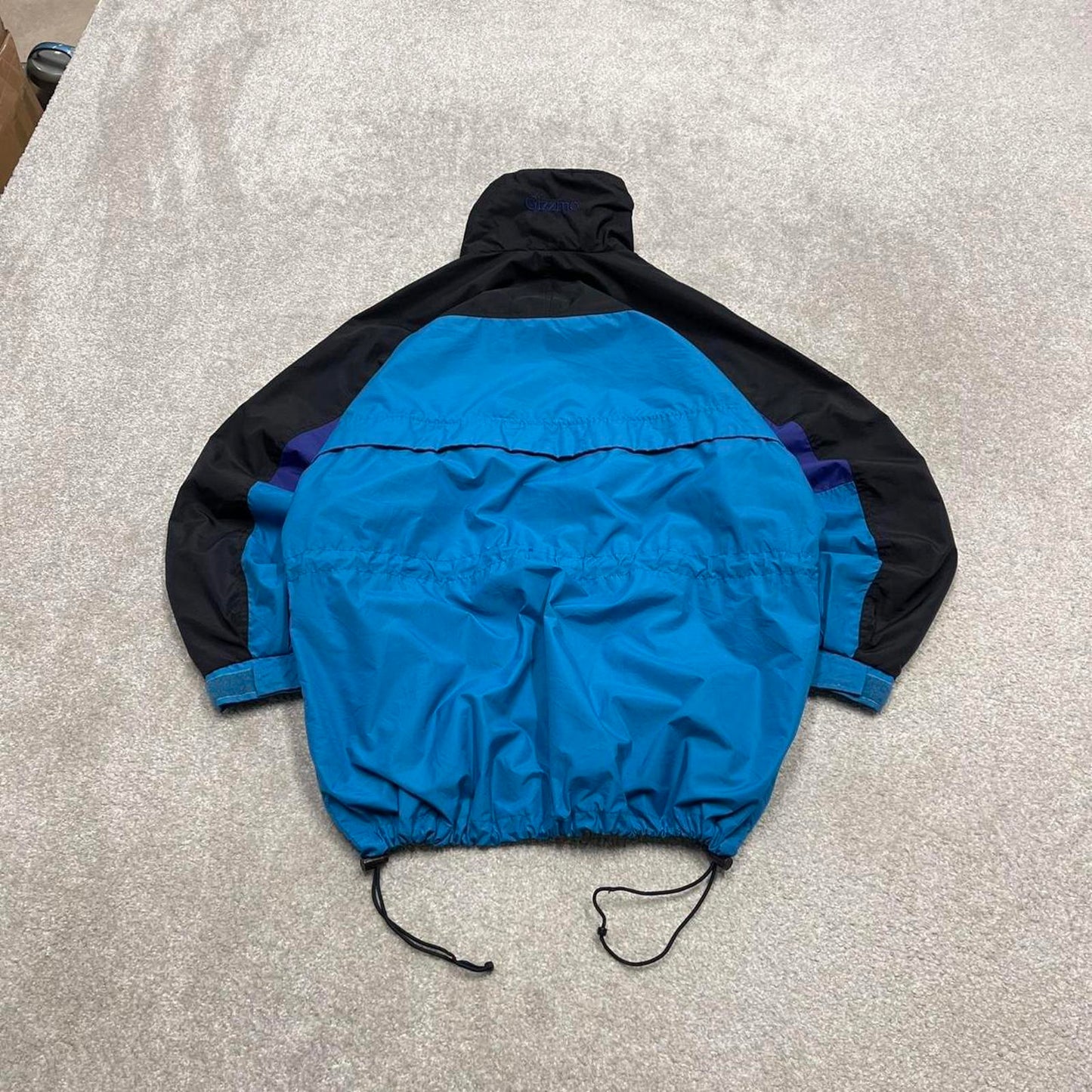 Vintage Y2K Columbia technical jacket blue Paneled colour block embroidered hiking coat