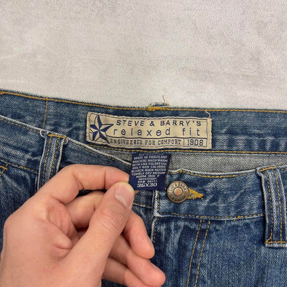 Vintage baggy Steve & Barry's jeans W38 L30 loose denim Y2K style skater jeans