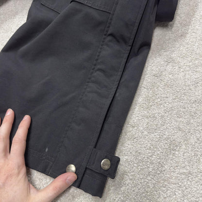 Carhartt baggy waterproof trousers wide leg black rain pants hiking snow pants outdoors technical