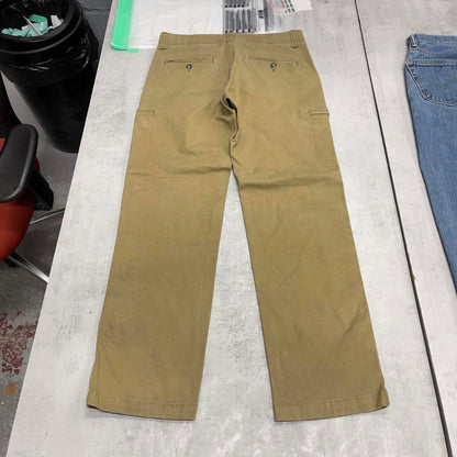 Lee cargo pants W32L32 loose khaki multi pocket trousers