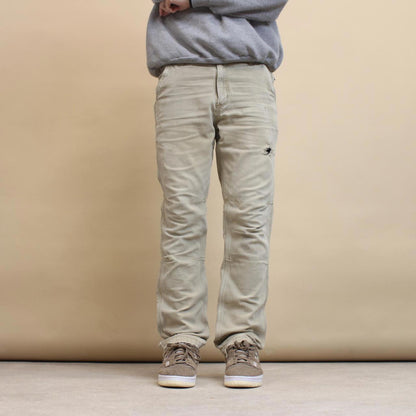 Tan Carhartt trousers W32L32 slim cargo pants patch logo