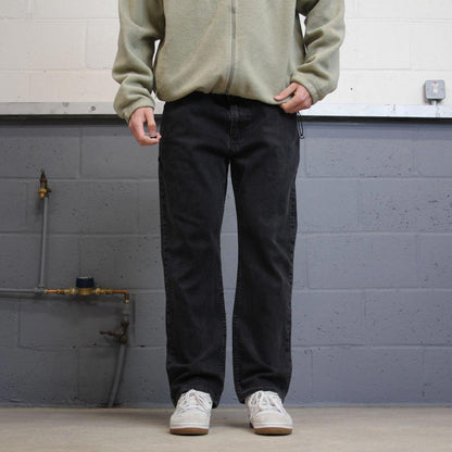 Y2K Carhartt jeans relaxed fit black Relaxed fit denim skate style work pants