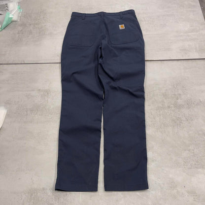 Carhartt trousers W30 L32 navy 90s style pants patch logo