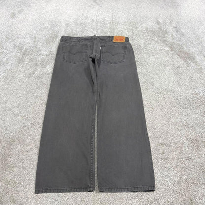 Y2k Levis 505 jeans straight leg grey Casual style 5 pocket 100% cotton pants