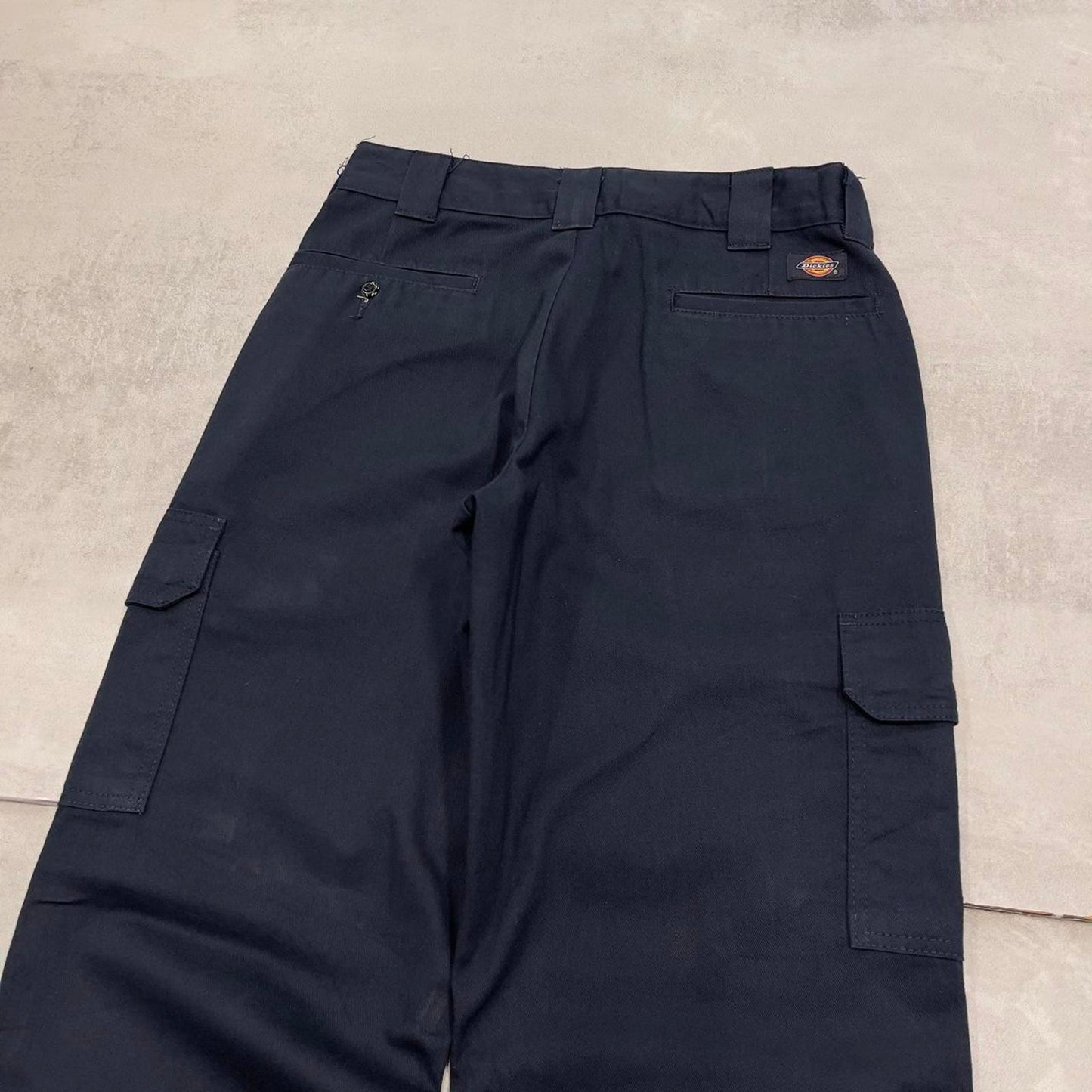 Dickies cargo skate trousers W30L32 navy chino utility pocket pants