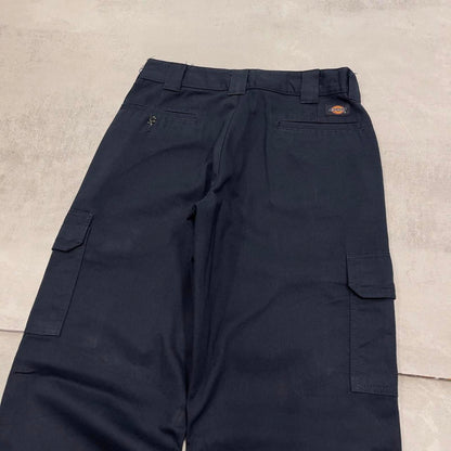 Dickies cargo skate trousers W30L32 navy chino utility pocket pants