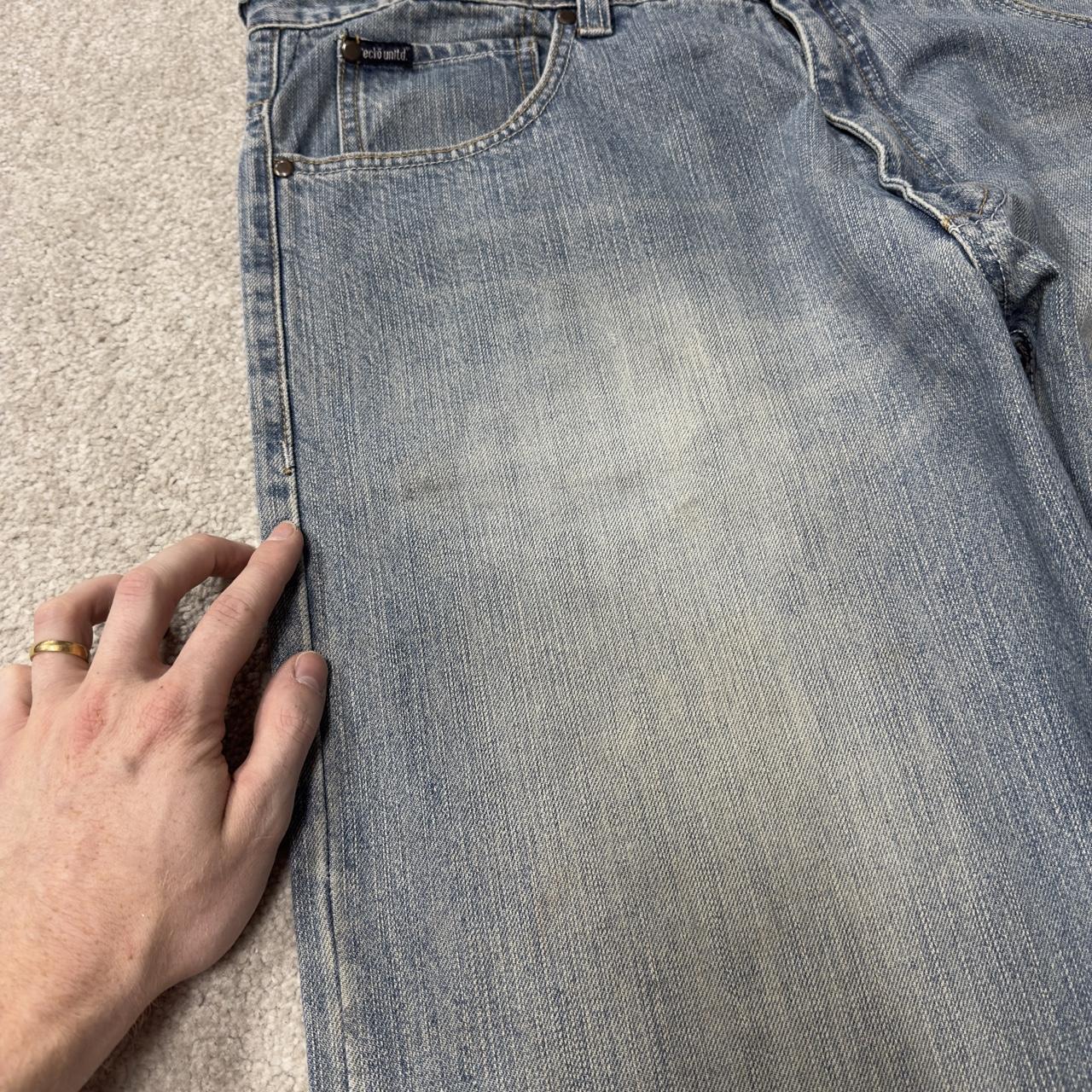 Ecko Unltd baggy jeans W38L32 blue y2k denim skater jeans