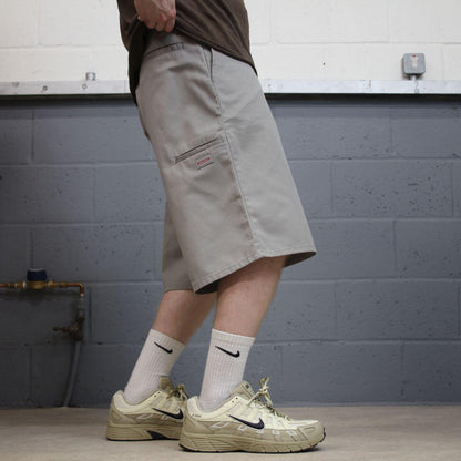 Dickies carpenter shorts long leg grey Twill chino skater style shorts loose long leg