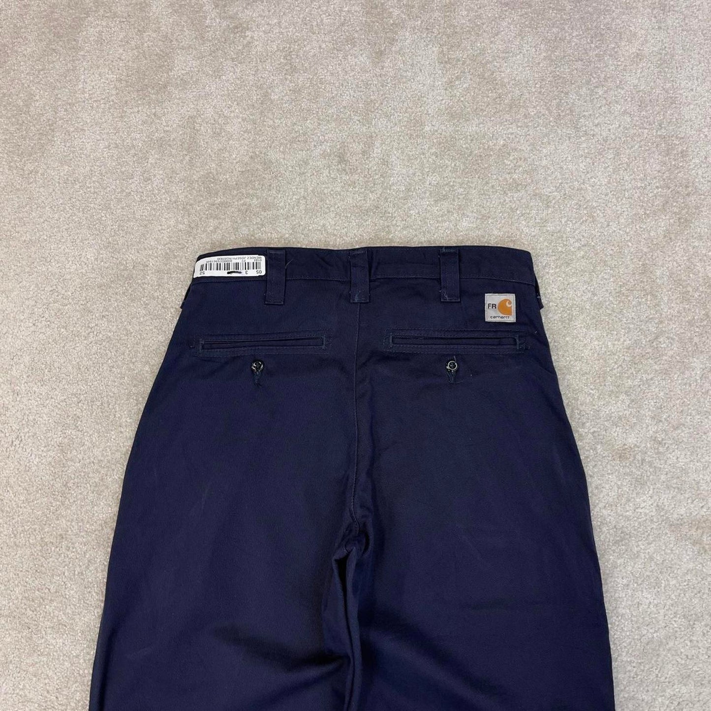 Navy Carhartt FR pants W28L30 90s skater style fire resistant work trousers