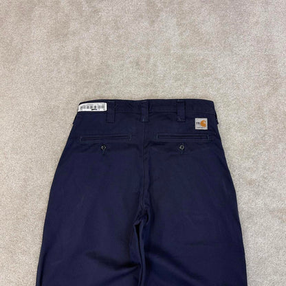Navy Carhartt FR pants W28L30 90s skater style fire resistant work trousers