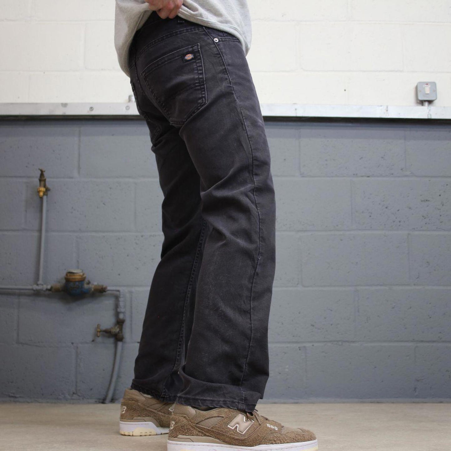 Black Dickies jeans W30L30 loose canvasy skater style pants