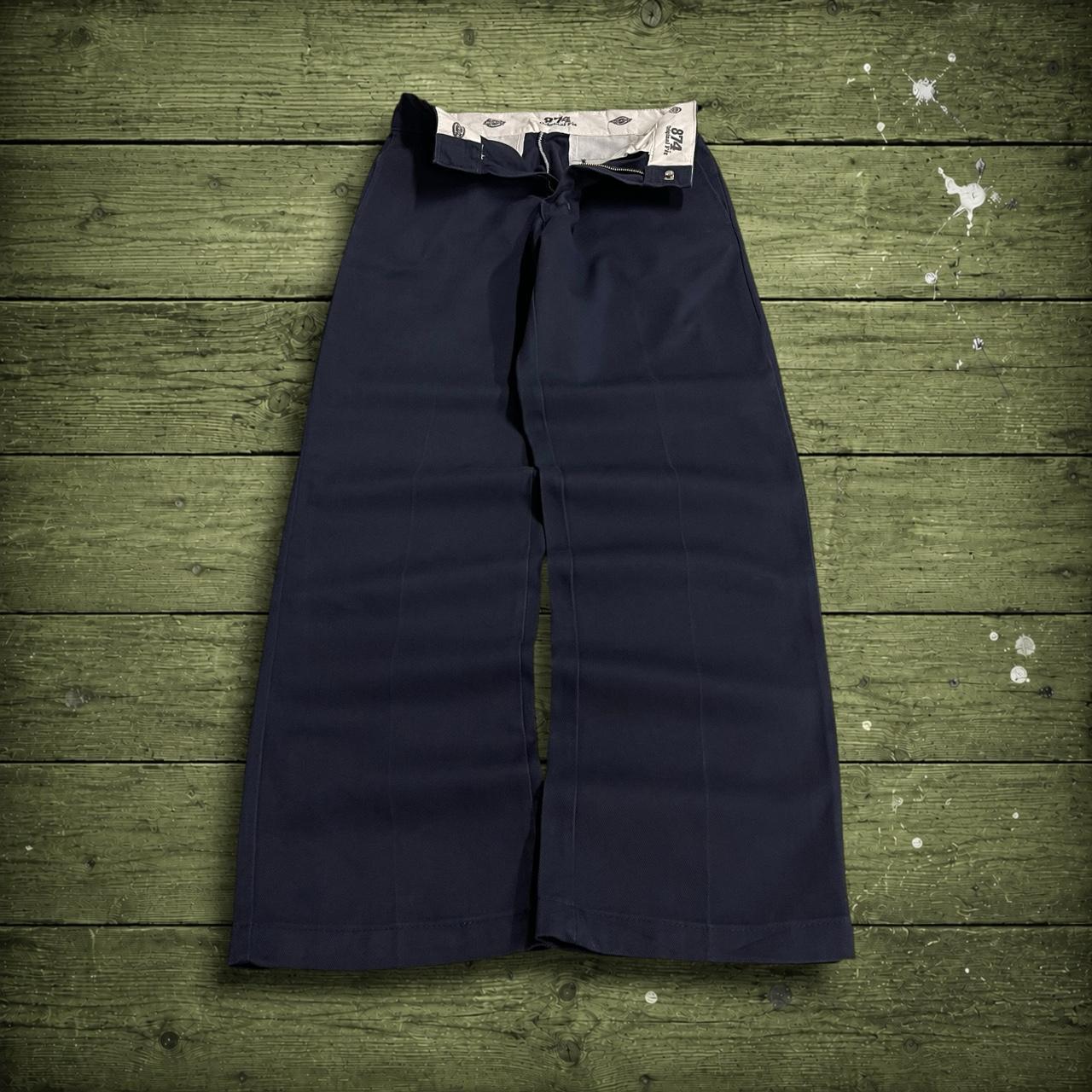 Y2K Dickies 874 work pants navy original fit Straight fit chino skater style trousers